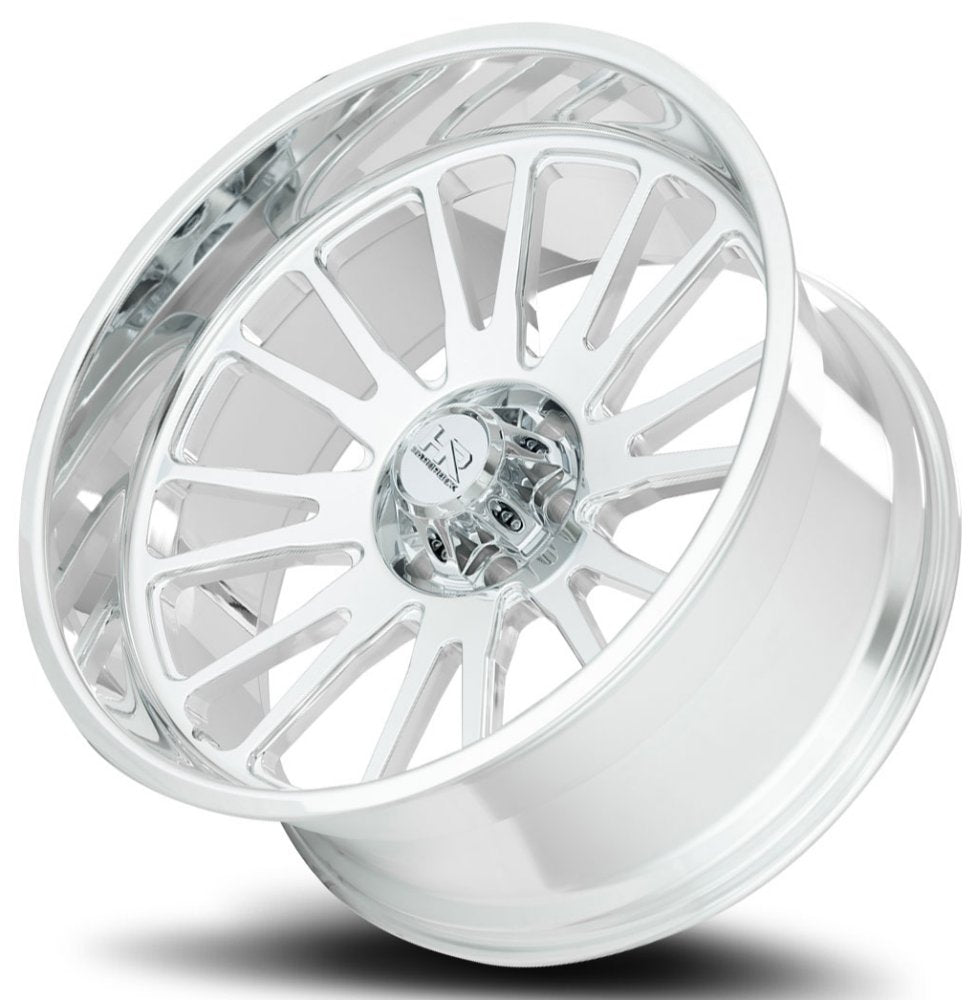 22x12 Hardrock Off-Road H908 Polished (Concave Forged) (* May Require Trimming) 6x135 -51mm - Flex Offroad