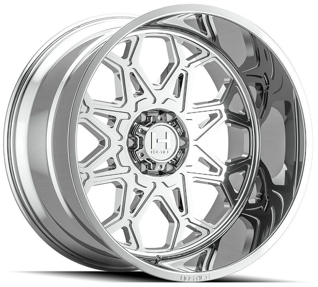 (Special Pricing) 20x10 Hostile H132 Anvil  Armor Plated (6 Lug) 6x135 -19mm