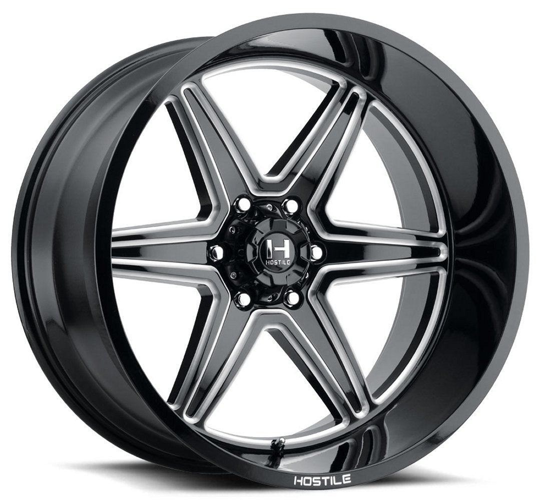 24x14 Hostile H117 Venom Blade Cut (6 Lug) (* May Require Trimming) 6x5.5/139.7 -83mm - Flex Offroad