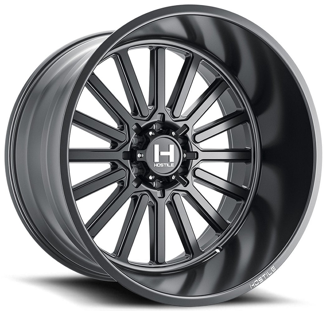 22x10 Hostile H127 Titan Asphalt ( 6 Lug) 6x135 -25mm - Flex Offroad