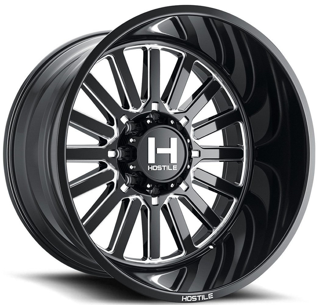 20x10 Hostile H127 Titan Blade Cut (8 Lug) 8x170 -19mm