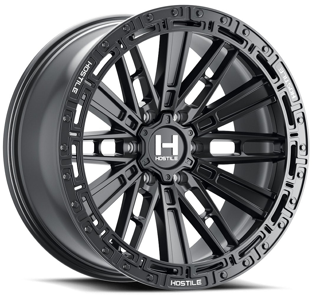 20x9 Hostile H129 Mojave Asphalt (6 Lug) 6x135 1mm - Flex Offroad