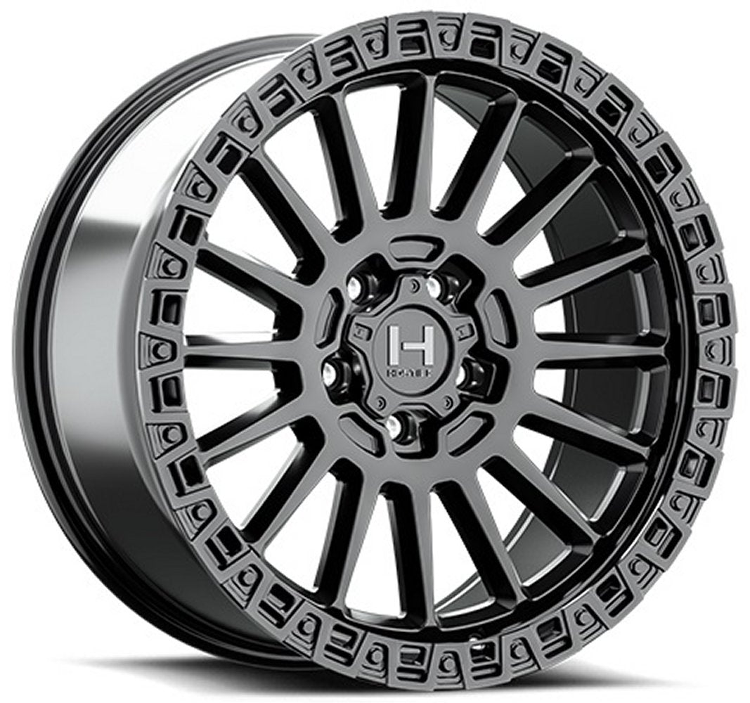 17x9 Hostile H137 Battle Asphalt 5x5/127 -12mm - Flex Offroad