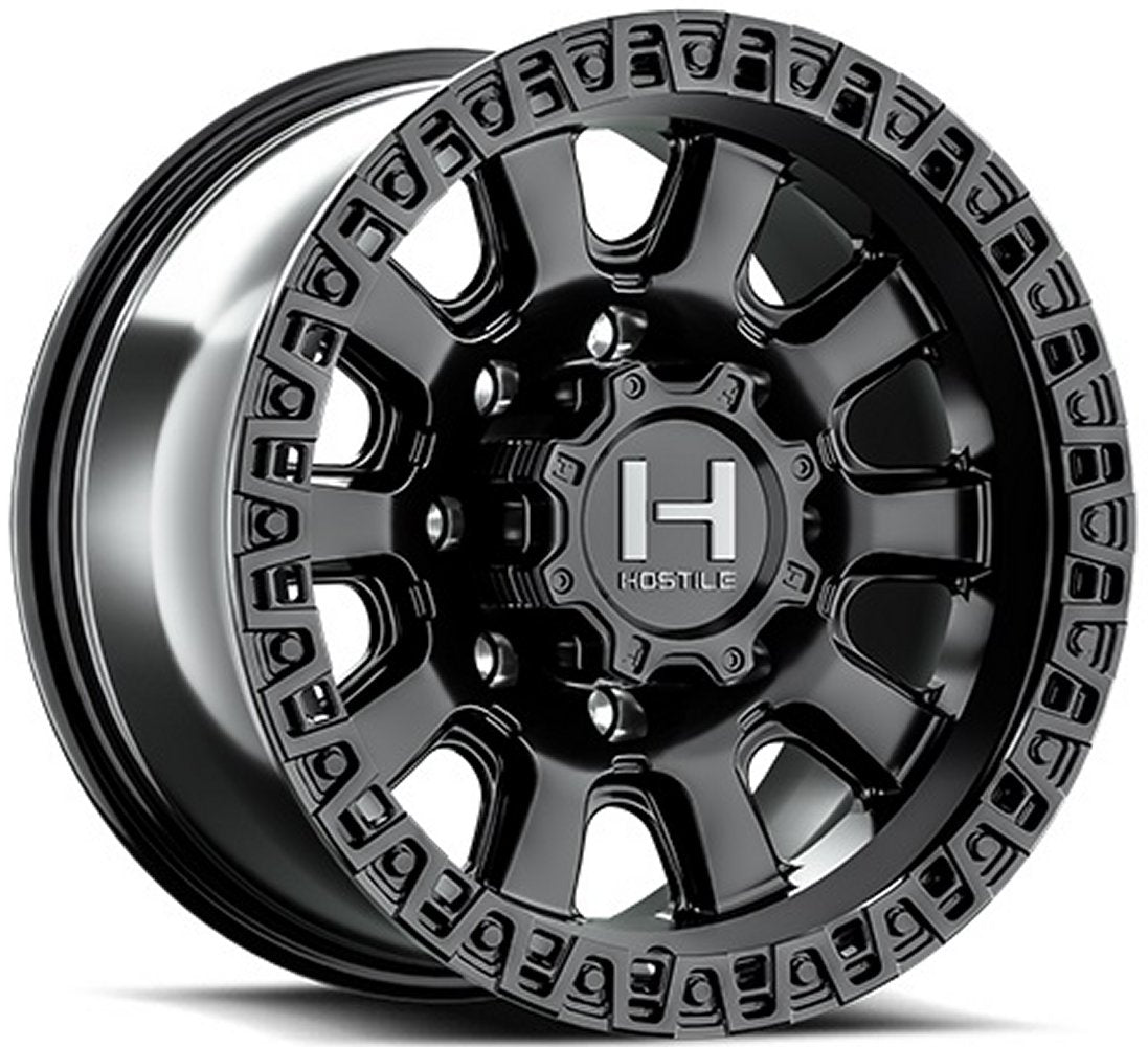 20x9 Hostile H138 Crawler Asphalt 8x6.5/165 1mm - Flex Offroad