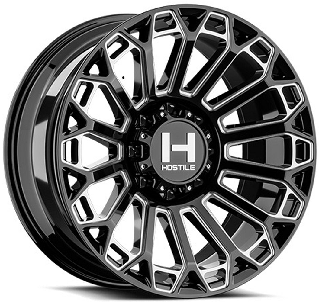22x10 Hostile H142 Warrior Blade Cut 8x170 -25mm - Flex Offroad