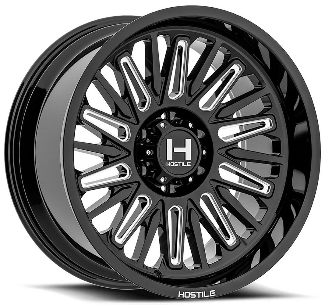 20x10 Hostile H143 Rampage Blade Cut 8x170 -19mm