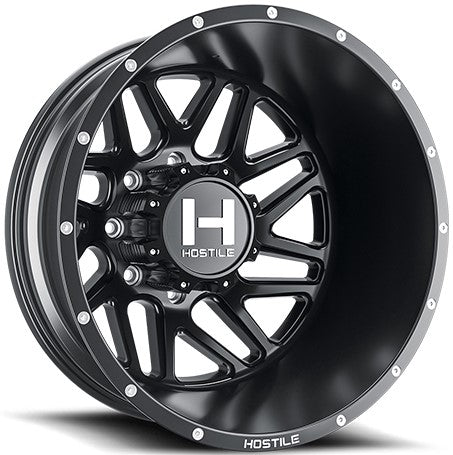 20x8.25 Hostile H401 Sprocket Dually Rear Asphalt 8X6.5/165 -221MM 121.6 C.B. - Flex Offroad