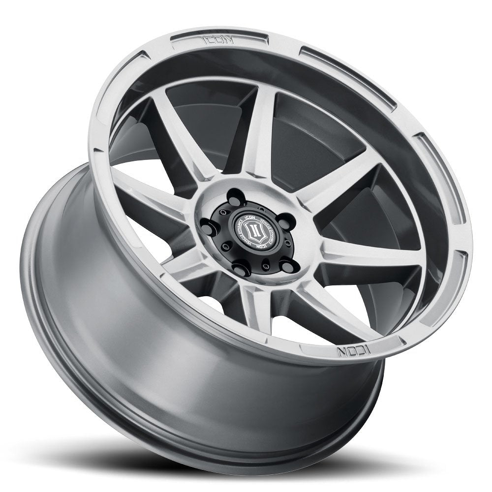 (Special Pricing) 20x10 ICON Bandit Gun Metal 5x150 -24mm - Flex Offroad