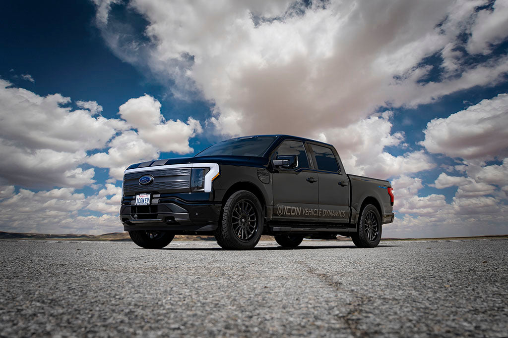 ICON 2022-2023 Ford F-150 Lightning, Lowered 0-2", 2.5 VS Remote Reservoir CDEV Coilover Kit, Front 91831e