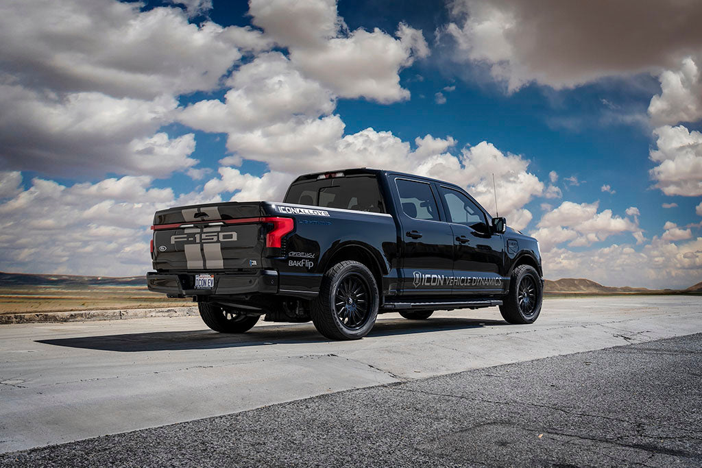 ICON 2022-2023 Ford F-150 Lightning, Lowered 0-2", 2.5 VS Remote Reservoir CDEV Coilover Kit, Front 91831e