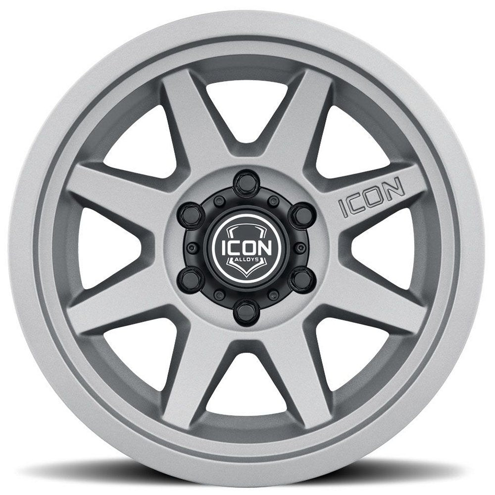 (Special Pricing) 17x8.5 ICON Rebound SLX Charcoal 5x5/127 -6mm - Flex Offroad
