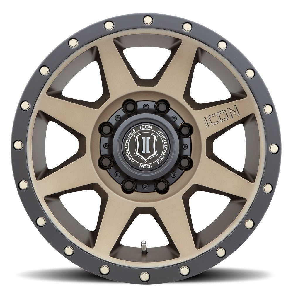 (Special Pricing) 20x9 ICON Rebound Bronze (8 Lug) 8x6.5/165 12mm - Flex Offroad