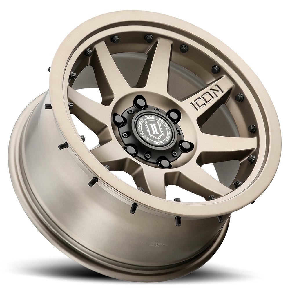 (Special Pricing) 17x8.5 ICON Rebound Pro Bronze 6x5.5/139.7 0mm - Flex Offroad