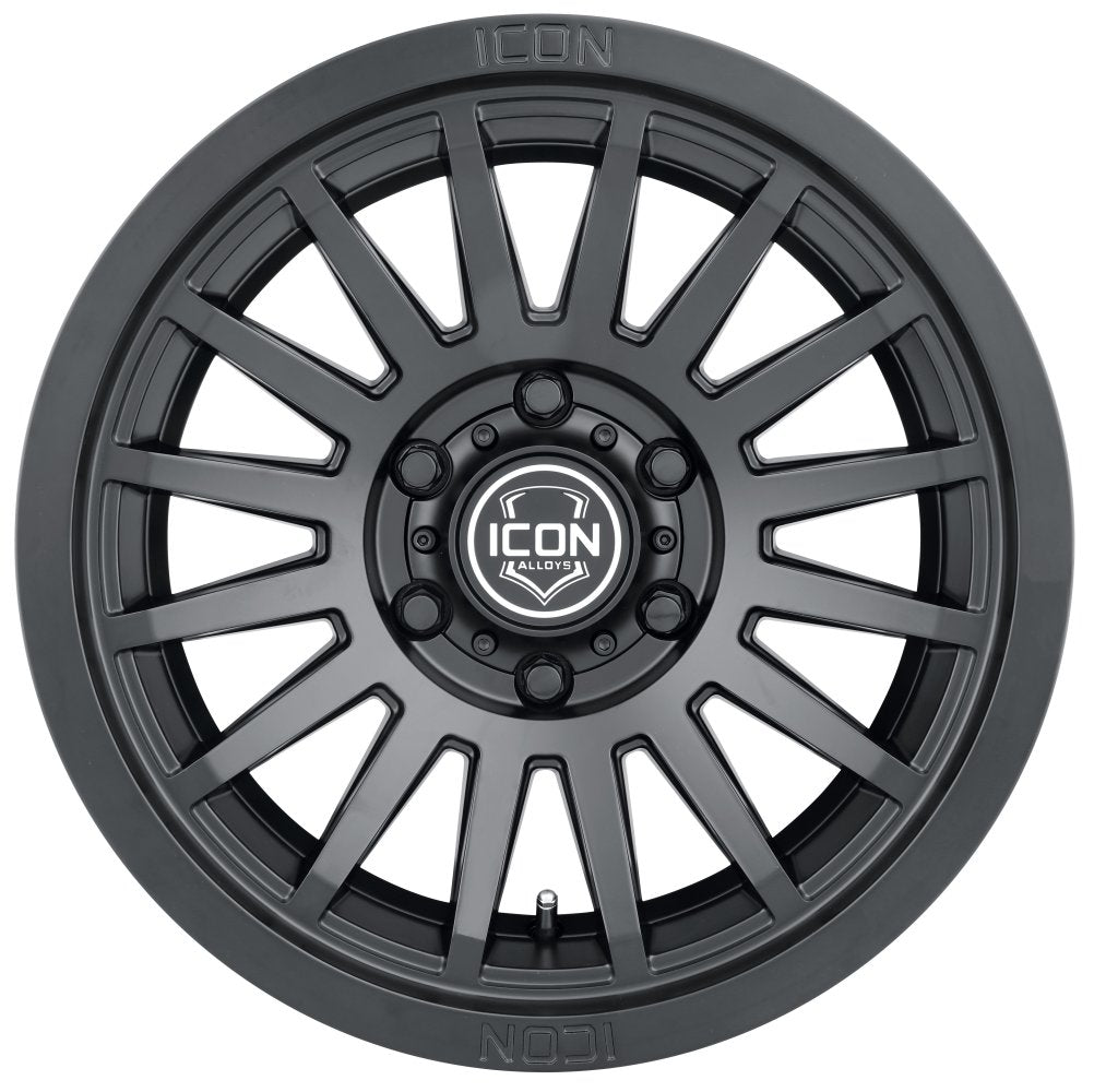 (Special Pricing) 17x8.5 ICON Recon SLX Satin Black 5x5/139.7 0mm - Flex Offroad