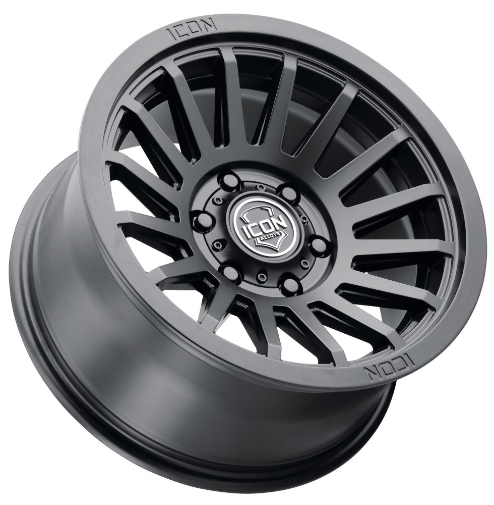 (Special Pricing) 17x8.5 ICON Recon SLX Satin Black 5x5/139.7 0mm - Flex Offroad