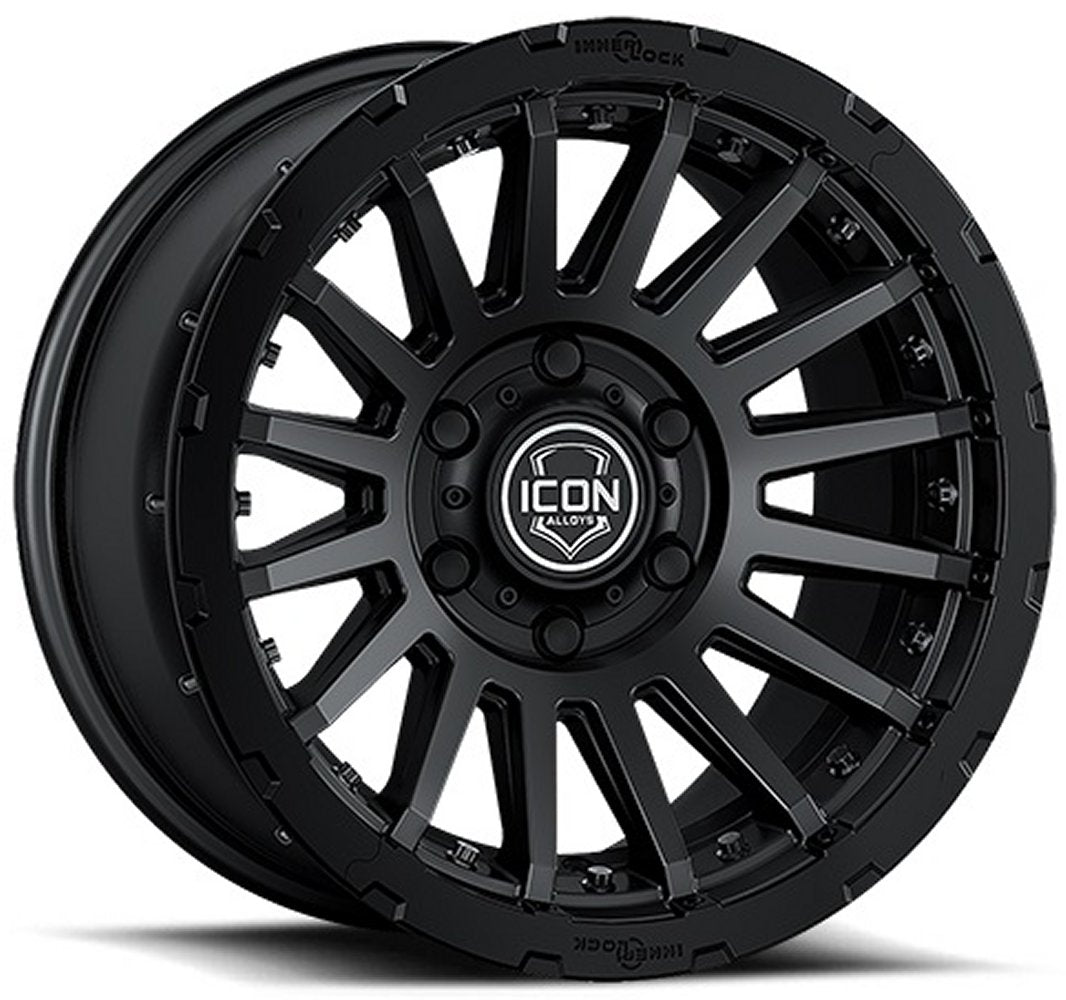 17x8.5 ICON Recon Pro Satin Black 6x135 6mm