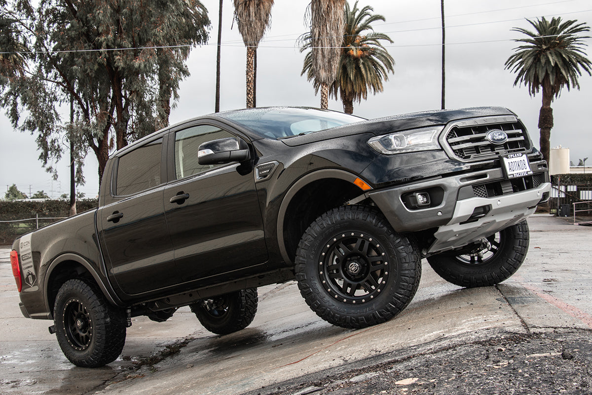ICON 20-23 Ford Ranger, 0-3.5" Lift, Stage 2 Susp Sys, Tubular UCA Steel Knuckle k93202ts