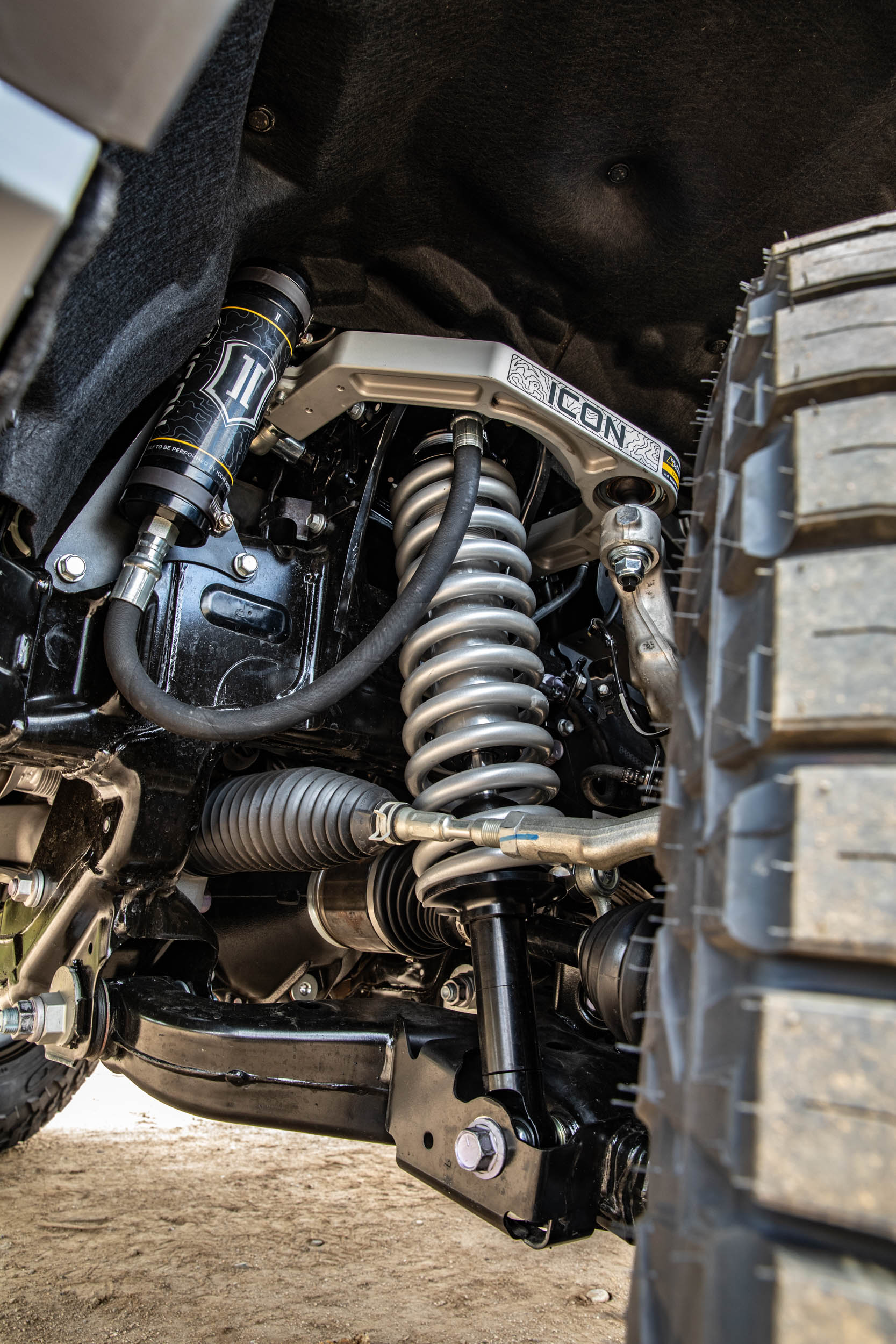 ICON 2024-2025 Toyota Tacoma 1.25-3" Lift, Stage 4 Suspension System, Billet, Triple Rate Rear Springs k53294s