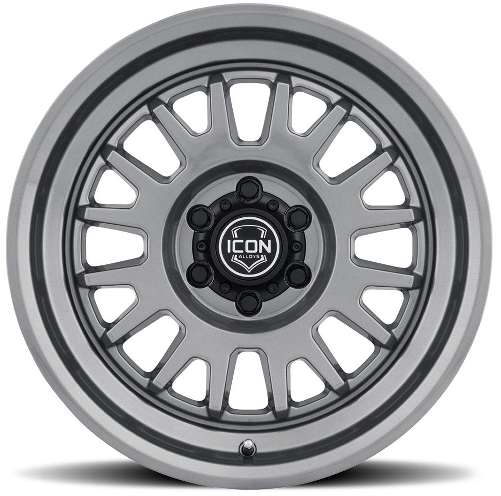 (Special Pricing) 17x8.5 ICON Anza Gunmetal 6x5.5/139.7 0mm - Flex Offroad