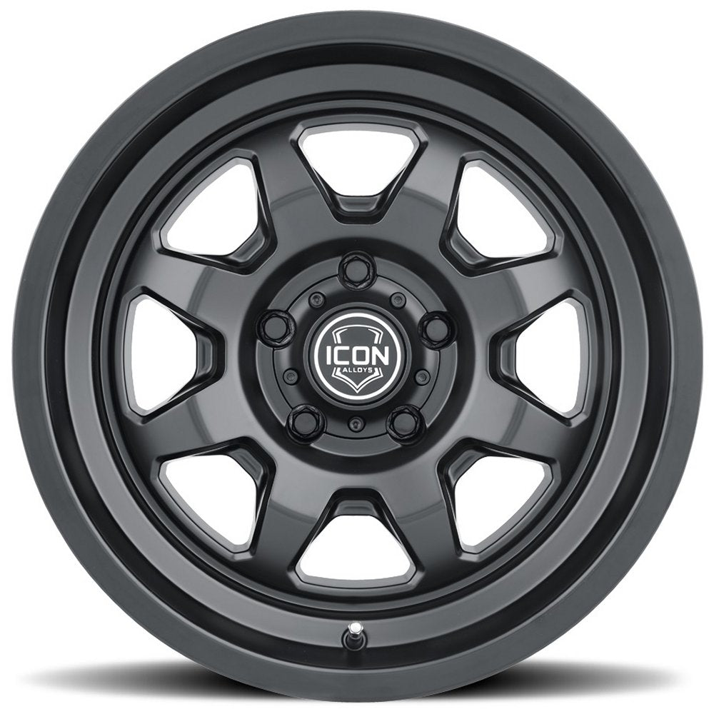 17x8.5 ICON Nuevo Satin Black 5x5.5/139.7 0mm