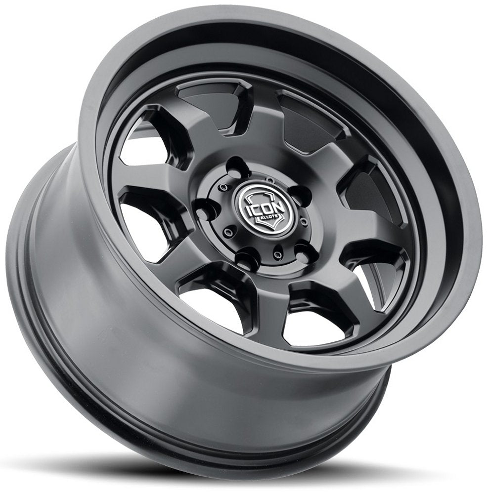 17x8.5 ICON Nuevo Satin Black 5x5.5/139.7 0mm