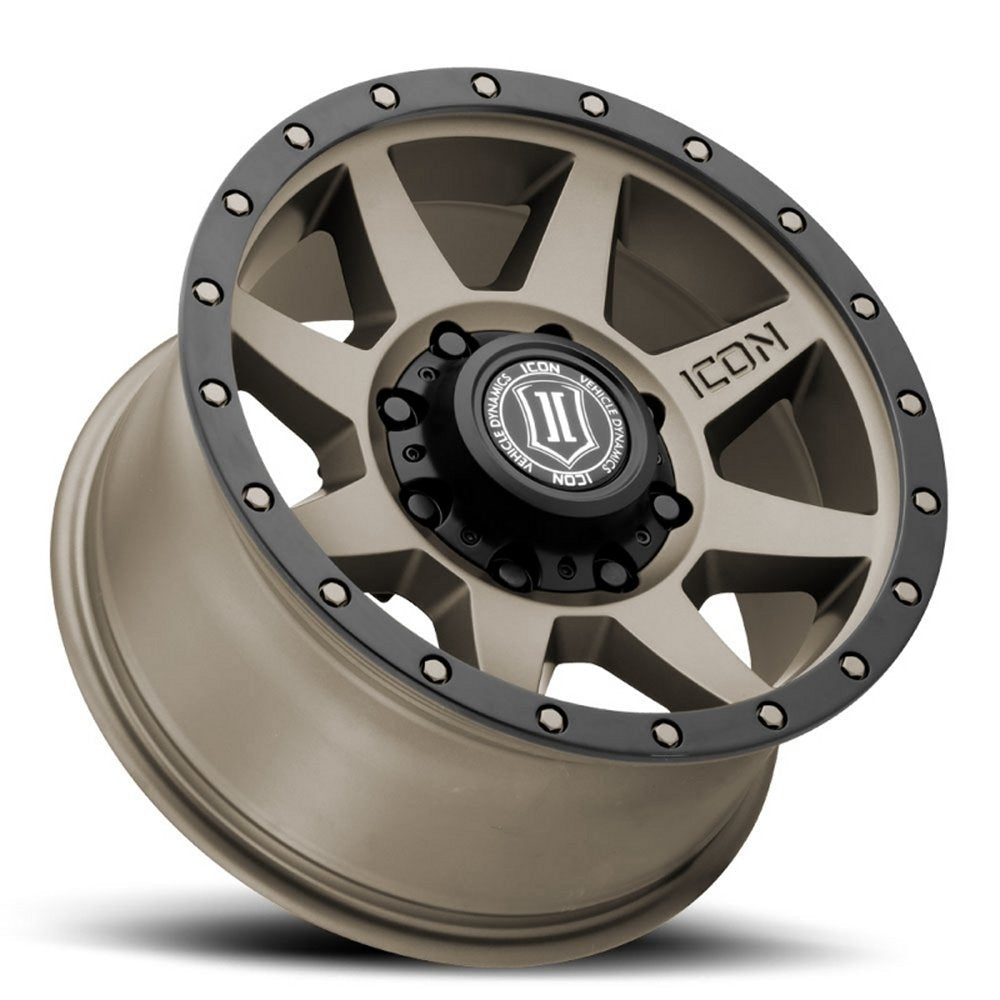 (Special Pricing) 18x9 ICON Rebound HD Bronze (8 Lug) 8x180 12mm - Flex Offroad