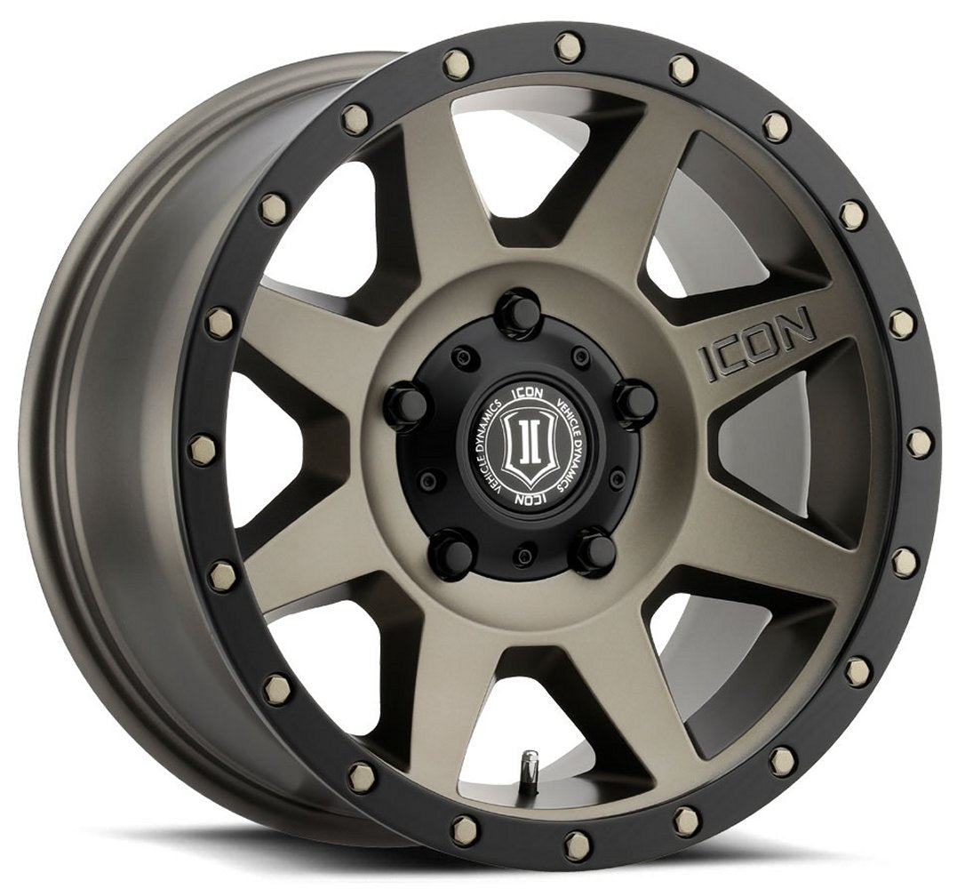 (Special Pricing) 20x9 ICON Rebound Bronze (5 Lug) 5x150 16mm - Flex Offroad