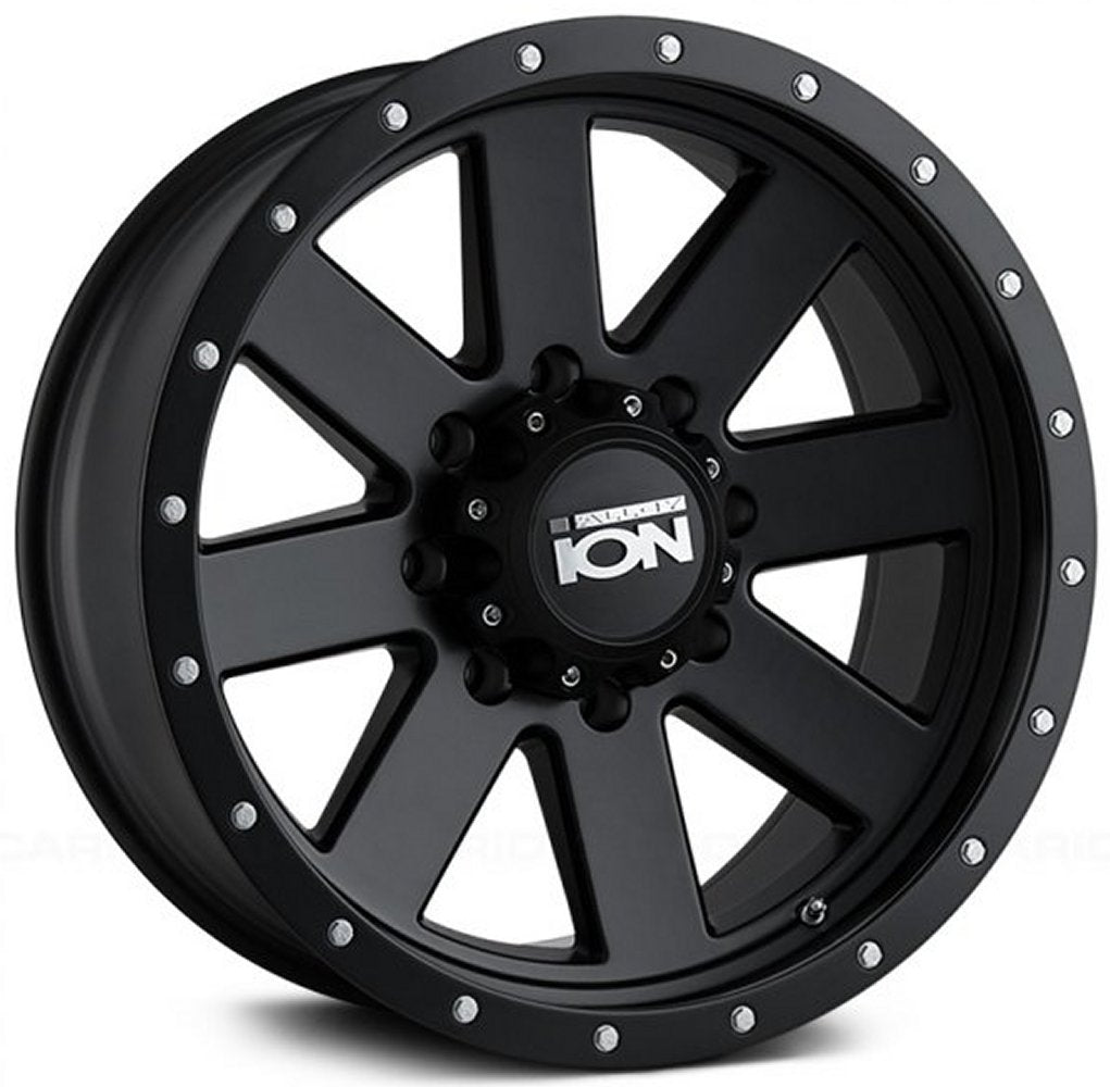 18x10 ION Alloy 134 Matte Black 5x5/127 -19mm