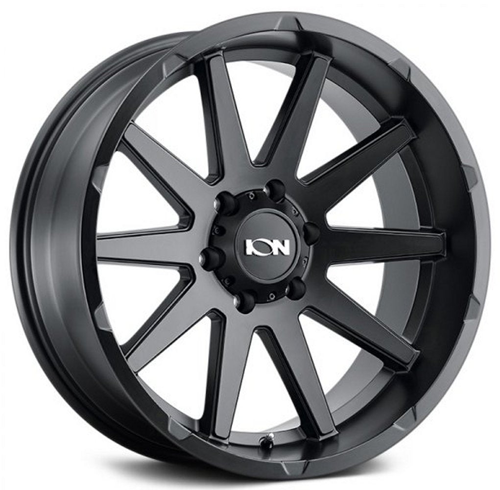 20x10 ION Alloy 143 Matte Black  6x5.5/139.7 -19mm