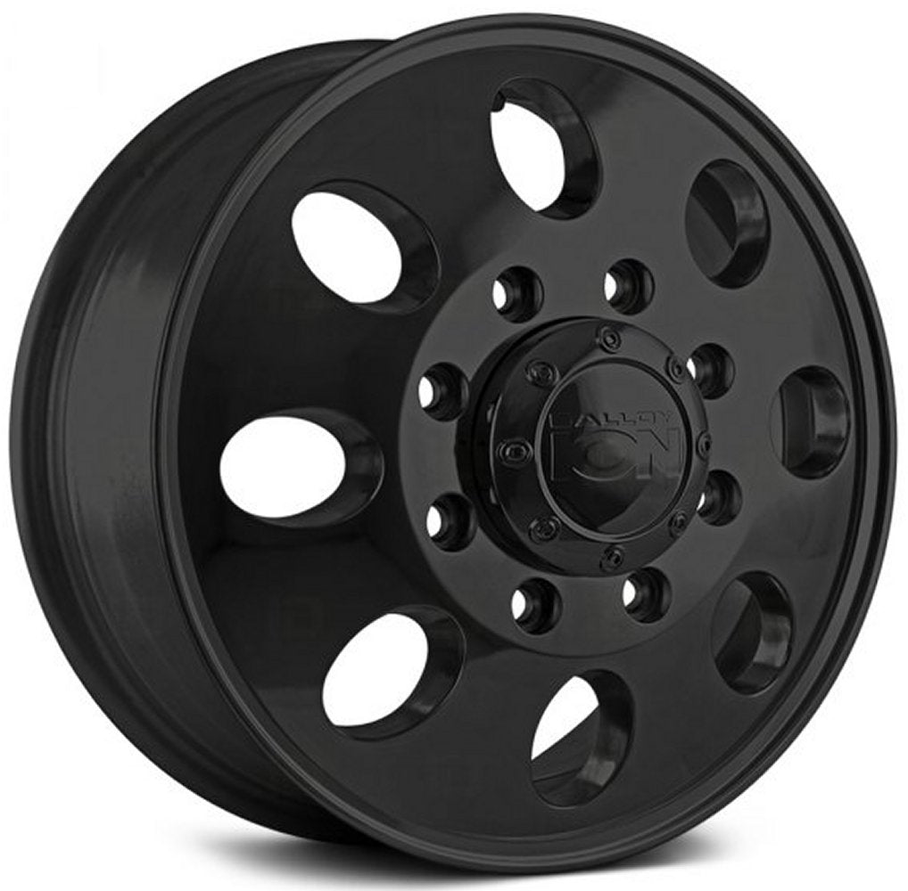 17x6.5 ION Alloy Dually Front 167 Matte Black 8X210 125.3MM 154.2 C.B. - Flex Offroad