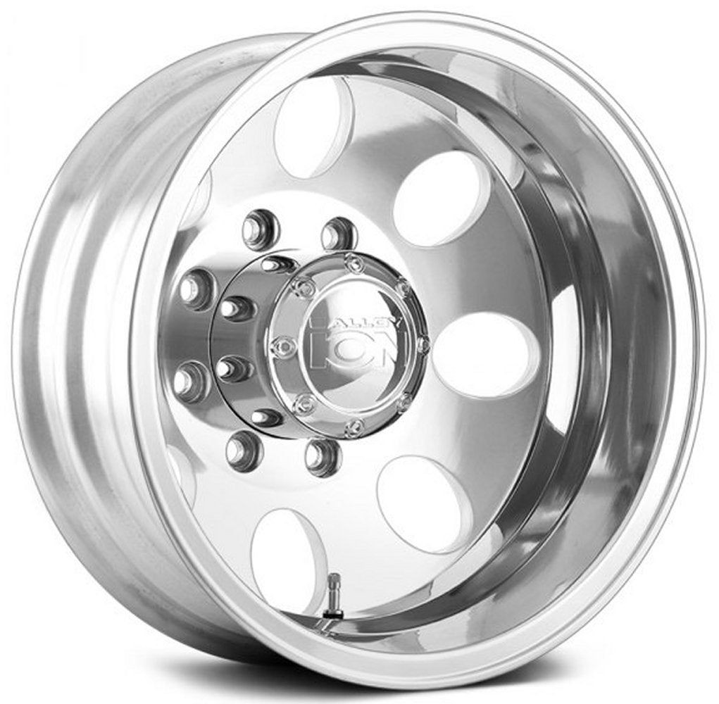 17x6.5 ION Alloy Dually Rear 167 Polished 8X210 -142MM 154.2 C.B. - Flex Offroad