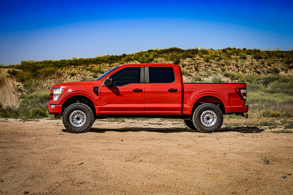 ICON 2021-2023 Ford F-150 4WD, 3.5-4.5" Lift, Stage 1 Suspension System, Billet UCA K93141