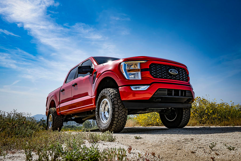 ICON 2021-2024 Ford F-150 4WD, 3.5-4.5" Lift, Stage 3 Suspension System, Tubular, w/ Leaf Packs k93143tl