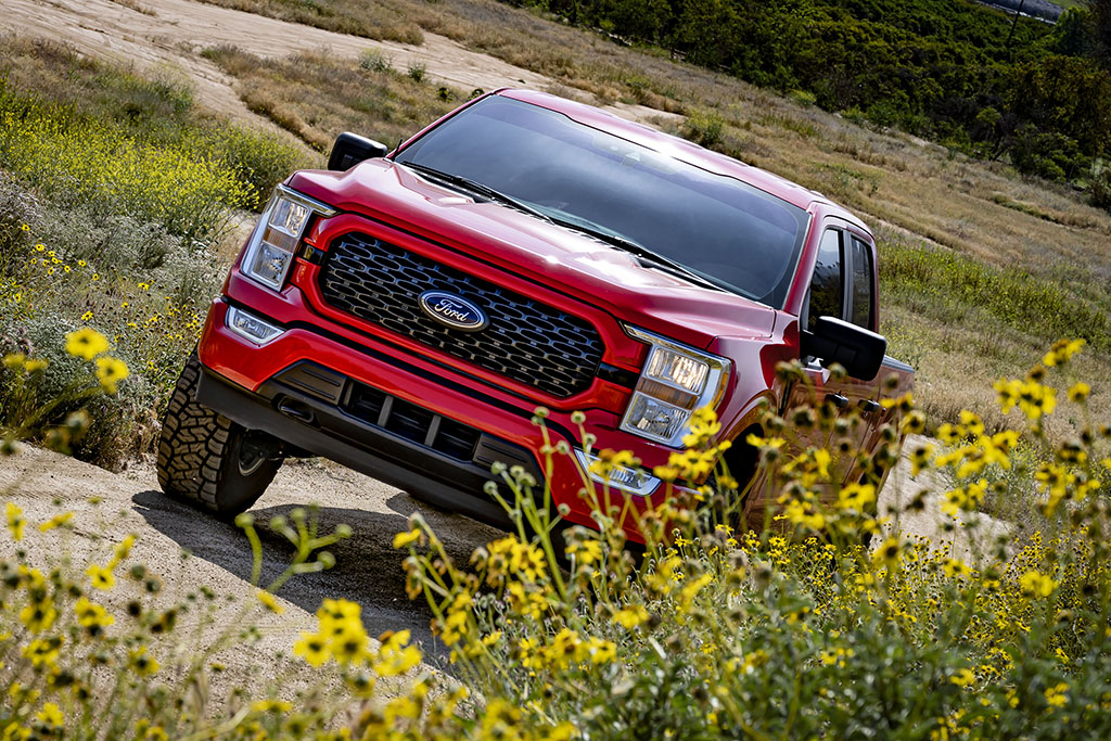 ICON 2021-2024 Ford F-150 4WD, 3.5-4.5" Lift, Stage 5 Suspension System, Billet K93145