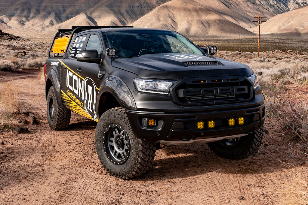 ICON 2019-2023 Ford Ranger, Extended Travel 2.5 VS Remote Reservoir Coilover Kit 91355
