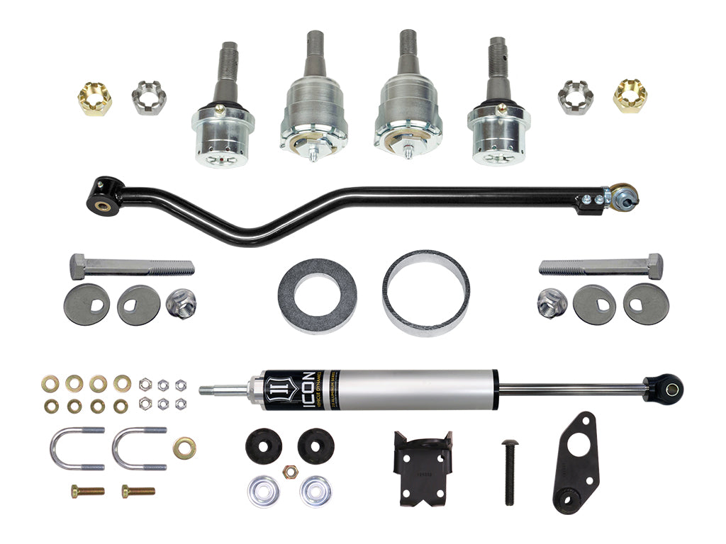 ICON 2007-2018 Jeep Wrangler JK, Ultimate Front End Kit, Stage 4 K2204