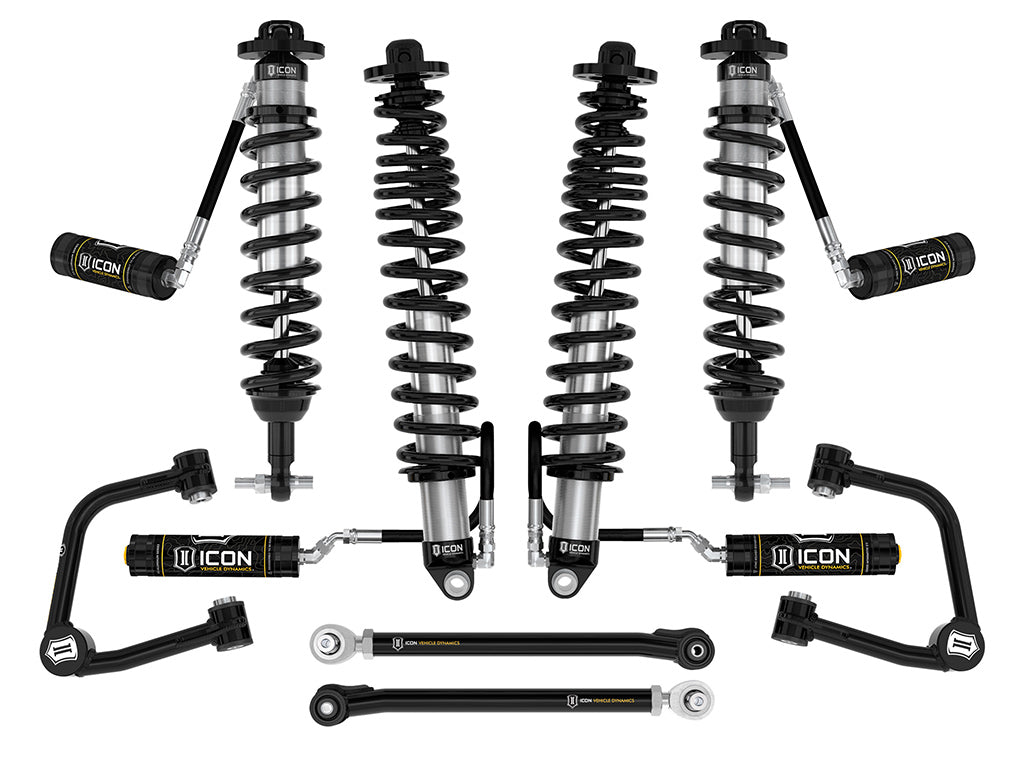ICON 2021-2023 Ford Bronco, Non-Sasquatch, 3-4" Lift, Stage 5 Suspension System, Tubular, Heavy Rate Rear Spring K40005TX