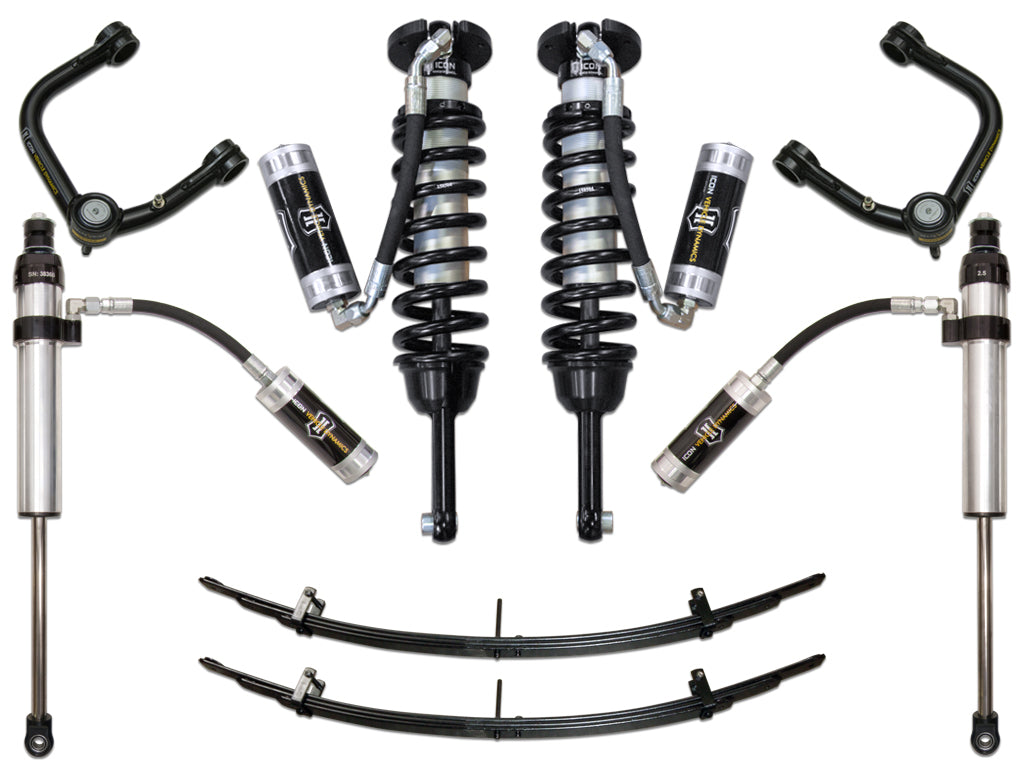 ICON 2005-2015 Toyota Tacoma 0-3.5" Lift/2016-2023 Tacoma 0-2.75" Lift, Stage 5 Suspension System, Tubular UCA k53005t