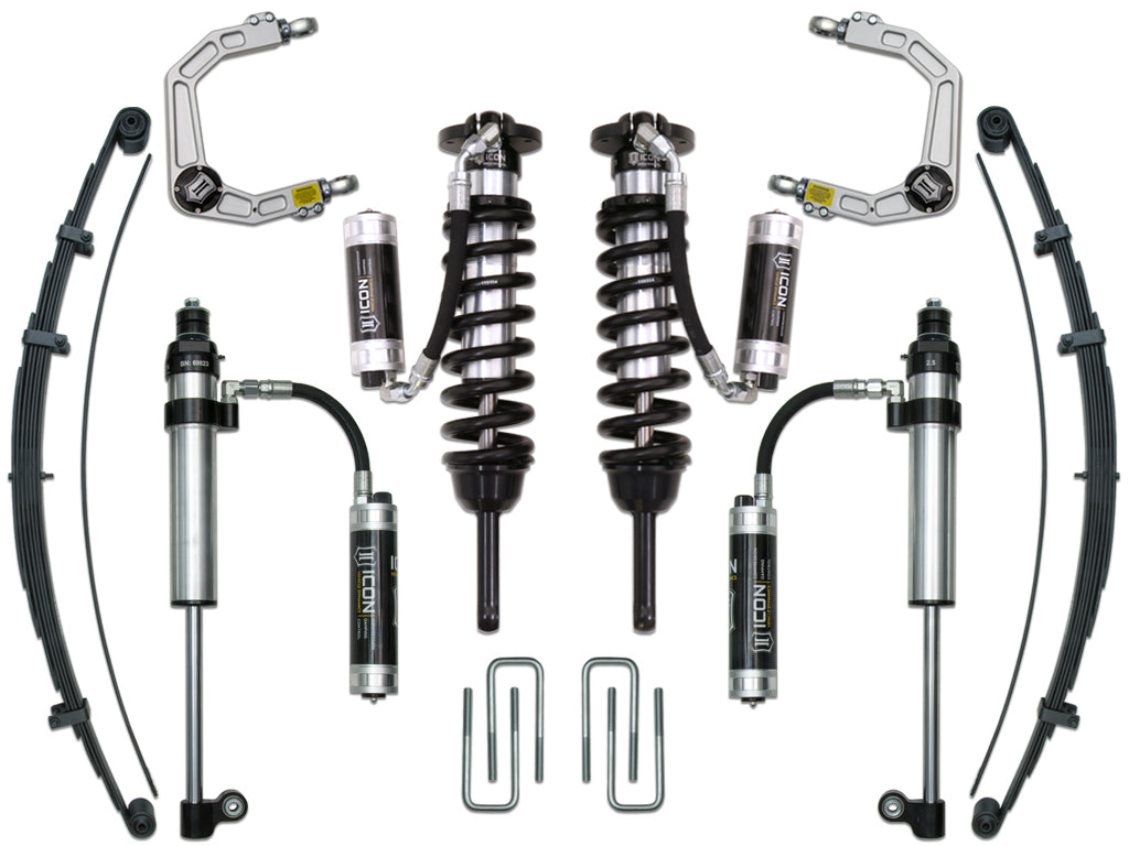 ICON 2005-2015 Toyota Tacoma 0-3.5" Lift/2016-2023 Tacoma 0-2.75" Lift, Stage 9 Suspension System, Billet UCA k53009