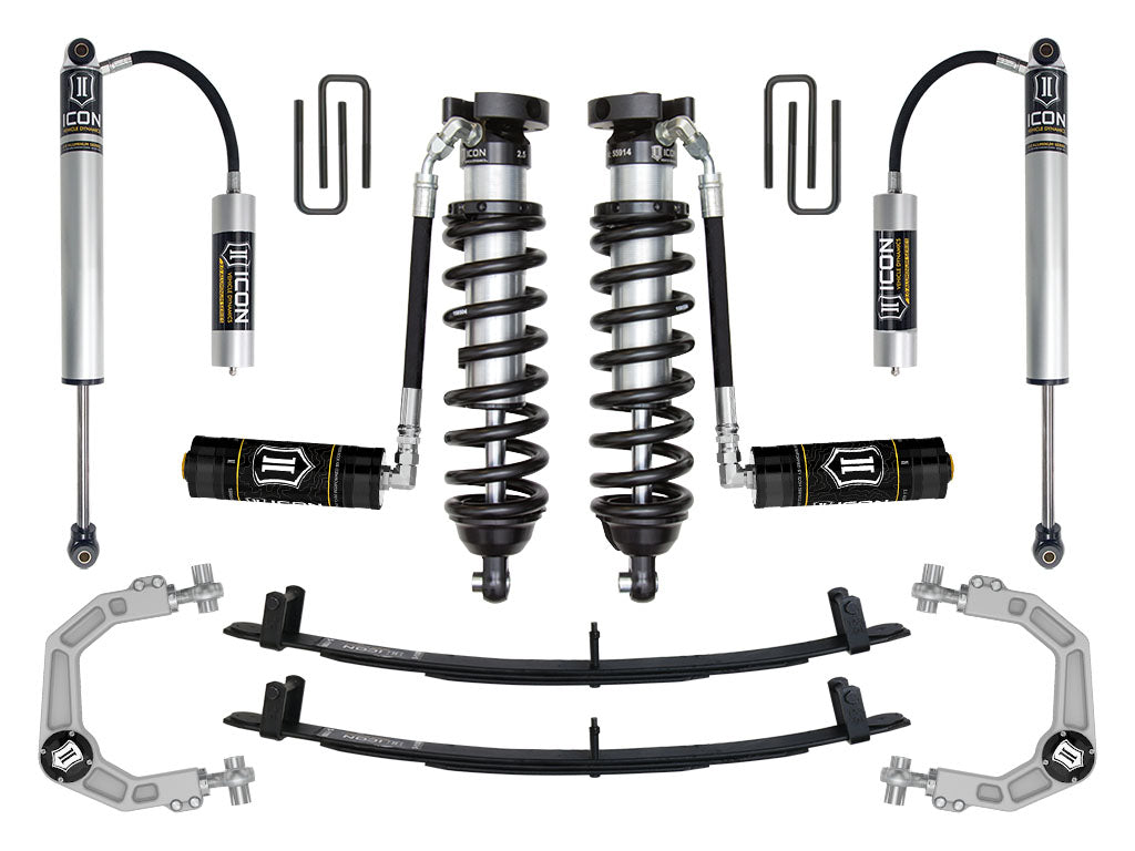 ICON 1995.5-2004 Toyota Tacoma, 0-3" Lift, Stage 4 Suspension System, Billet UCA k53014b
