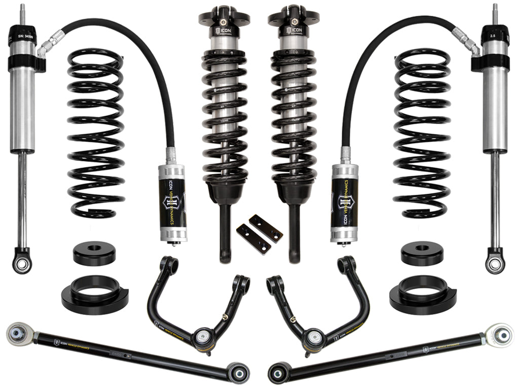ICON 03-09 GX470 0-3.5" STAGE 4 SUSPENSION SYSTEM W TUBULAR UCA k53174t