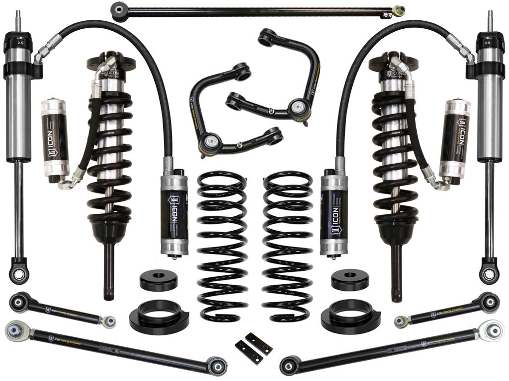 ICON 03-09 GX470 0-3.5" STAGE 7 SUSPENSION SYSTEM W TUBULAR UCA k53177t