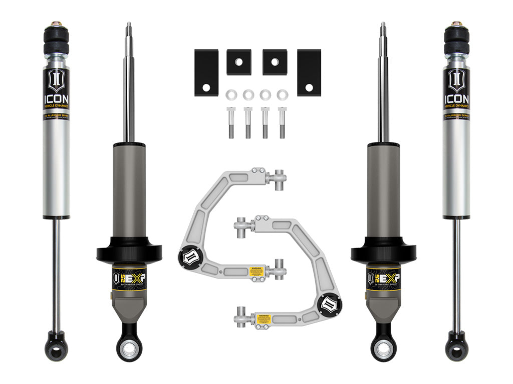 ICON 2022-2025 Toyota Tundra, 0-3" Lift, Stage 2, 2.5 EXP Suspension System, Billet k53192