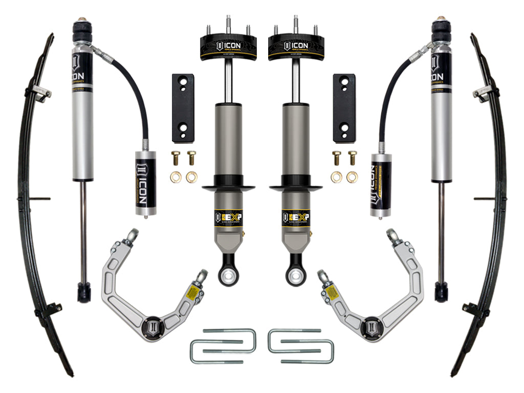 ICON 2005-2023 Toyota Tacoma, 0-2" Lift, Stage 3 EXP Suspension System, Billet UCA k53222
