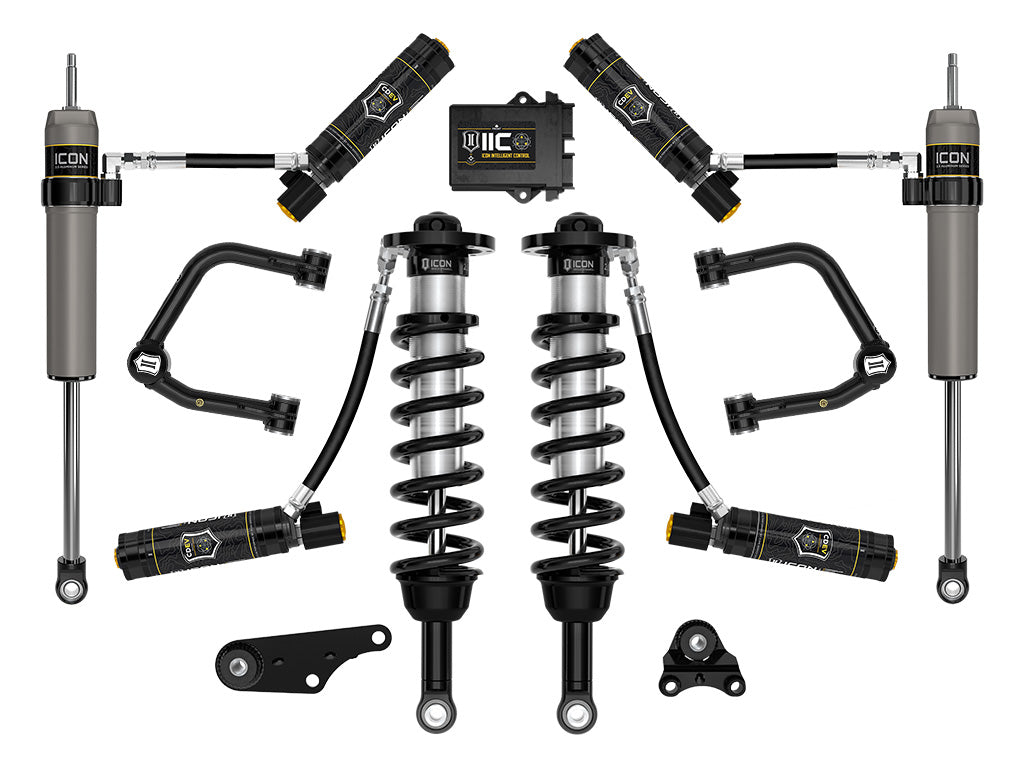 ICON 2024-2025 Toyota Tacoma 1.25-3" Lift, Stage 6 Suspension System, Tubular k53296t