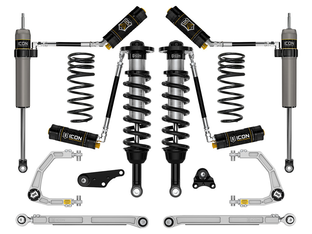 ICON 2024-2025 Toyota Tacoma 1.25-3" Lift, Stage 8 Suspension System, Billet, Overland Rear Springs k53298x