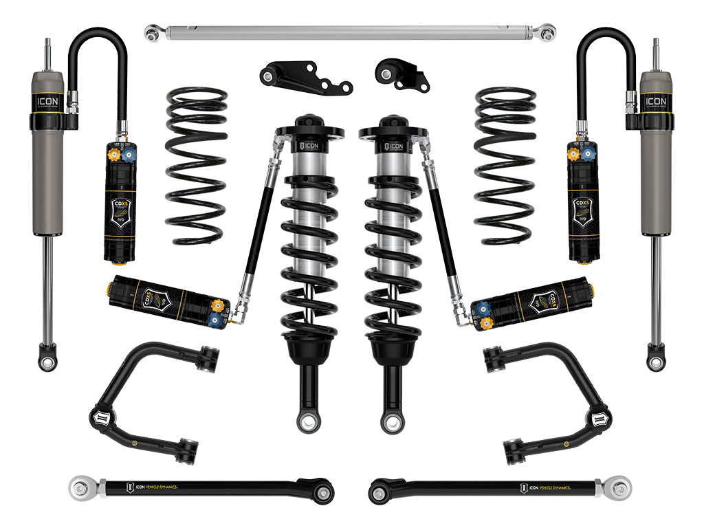 ICON 2024 Lexus GX550, 1.25-3" Lift, Stage 8 Suspension System, CDXS, Tubular k53358td