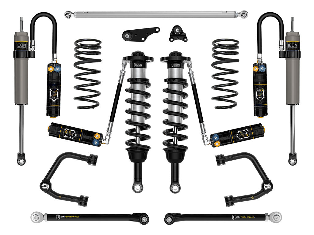 ICON 2024 Toyota Land Cruiser 250 Series, 1.25-3" Lift, Stage 8 Suspension System, CDXS, Tubular K53368TD