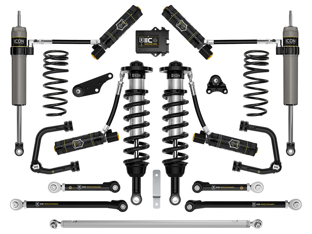 ICON 2024 Toyota Land Cruiser 250 Series, 1.25-3" Lift, Stage 12 Suspension System, Tubular K53372T