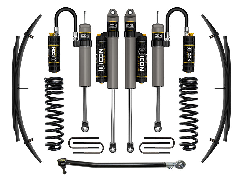 ICON 2017-2019 Ford F-250/F-350 4WD Diesel, 2.5" Lift, Stage 4 Suspension System w/ Expansion Packs k62514l